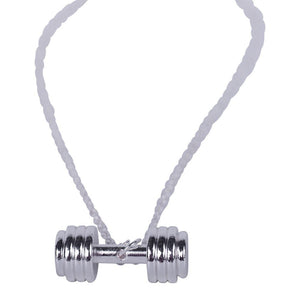The WOD Life - Unisex Jewellery - Barbell Necklace - Large